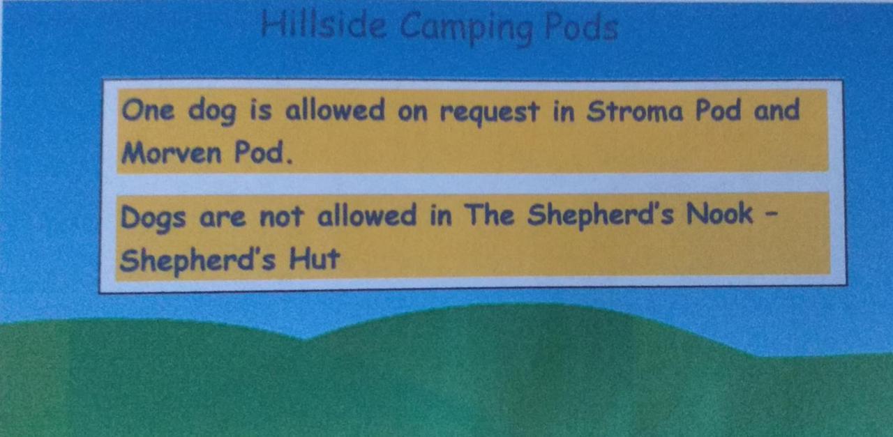 Hillside Pods&shepherd's Hut Camping